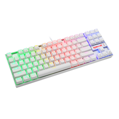 TECLADO REDRAGON GAMER K552 KUMARA RGB BLANCO RED en internet