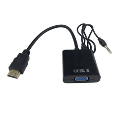 CONVERSOR HDMI A VGA + AUDIO 3.5