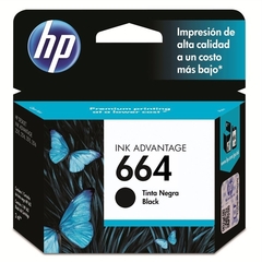 CARTUCHO HP 664 NEGRO (F6V29AL)