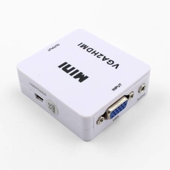 ADAPTADOR VGA H A HDMI H ENTRADA AUDIO Y FUENTE - comprar online