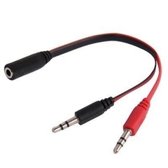 ADAPTADOR AUDIO 3.5 (H) A MIC (M) + AURI (M)