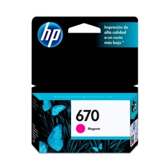 CARTUCHO HP 670 MAGENTA (CZ115AL)