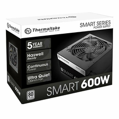 FUENTE THERMALTAKE 600W SMART 80 PLUS WHITE C/FAN