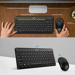 TECLADO Y MOUSE GENIUS LUXEMATE Q8000 WIRELESS en internet