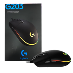 MOUSE LOGITECH G203 GAMING LIGHTSYNC NEGRO