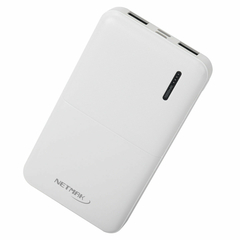 POWERBANK NETMAK 10000MAH LED NM-PB4 BLANCO - comprar online