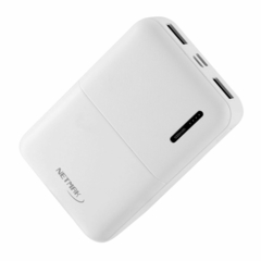 POWERBANK NETMAK 5000MAH LED NM-PB3 BLANCO en internet