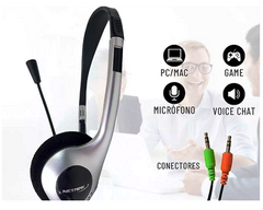 AURICULAR NETMAK VINCHA C/MIC NM-001