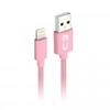 CABO LIGHTNING 2.0 AM 8 PINOS x USB 1m ROSA