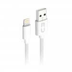 CABO LIGHTNING 2.0 AM 8 PINOS x USB 2m BRANCO