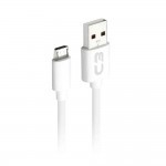 CABO MICRO USB 2.0 AM x USB 2m BRANCO