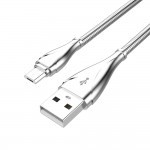 CABO MICRO USB 2.4 AM x USB 1m PRATA