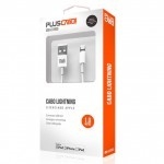 CABO LIGHTNING 8 PINOS x USB 1m BRANCO MFi APPLE