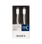 CABO USB-C 2.0 x USB-C 3.0A 1,0m M-SONY - comprar online