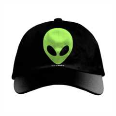 Boné de Alien Grey Verde Radioativo - Cores Aba Reta na internet