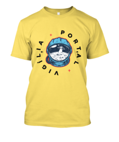 Camiseta Astronauta avista OVNI na Lua - Linha Cores - Algodão - comprar online