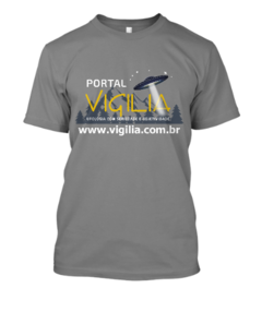 Camiseta Portal Vigília - Ufologia com seriedade - Estonada (Cinza) - comprar online