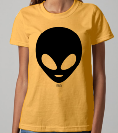 Camiseta Baby Long de alienígena/ET Grande - Linha Cores - Algodão na internet