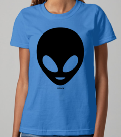 Imagem do Camiseta Baby Long de alienígena/ET Grande - Linha Cores - Algodão