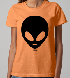 Camiseta Baby Long de alienígena/ET Grande - Linha Cores - Algodão na internet