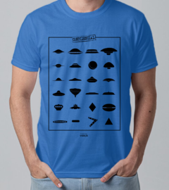 Camiseta Formas dos Óvnis (UFO Shapes) - Linha Cores - Algodão - comprar online