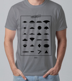 Camiseta Formas dos Óvnis (UFO Shapes) - Linha Cores - Algodão - comprar online