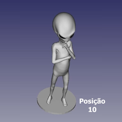 Boneco Alien Grey/Gray Colecionável na internet