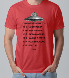 Camiseta Classificação dos Contatos Imediatos - Linha Cores - Algodão - Loja do Portal Vigília