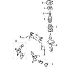 AMORTIGUADOR DELANTERO REACONDICIONADO VW AMAROK - SUSPENSION ROBERTO