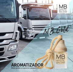 < MB GOLD MYSTIC BALSAM Aromatizador para autos y espacios pequeños