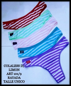 COLALESS RAYADA D/LIMON ART 101/9