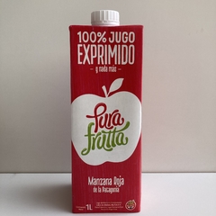 Jugo Manzana Roja 1 litro Pura Frutta