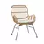 Silla Mileto Natural c/beige