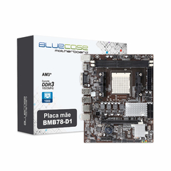 PLACA MAE BMB78-D1 BOX DDR3 AM3+ REDE 10/100/1000 BLUECASE - 16GB/ VGA/ HDMI