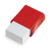 Borracha Branca Pequena com cinta vermelha plástica FC MAX - Faber-Castell - 01 UN - comprar online