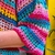 Quimono em Crochê Listras Coloridas - ART - comprar online