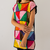 Blusa em Crochê Priscila Geométrico G - Colorido MO na internet