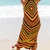 Vestido Amanda em Crochê Listras Coloridas - MO - comprar online