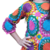Blusa Inês em Crochê Colorido na internet