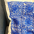 Almofada Edite de Linho e Renda Tenerife 55x45 - Azul Bic - comprar online
