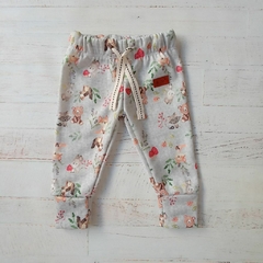 PANTALONE DE FRIZA estampado silvestre/gris