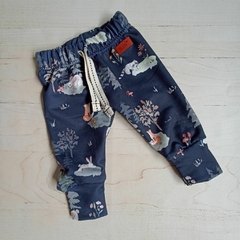 pantalón (rustico con lycra) bosquecito azul