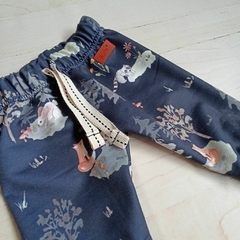 pantalón (rustico con lycra) bosquecito azul - comprar online