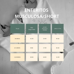 ENTERITO/SHORT - buenos dias - rositas - - blum.baby