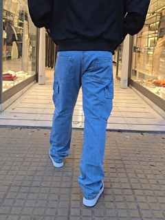 Pantalon cargo de jean - comprar online