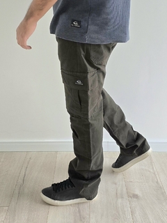 Pantalon cargo de gabardina - tienda online