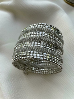 BRAZALETE MOA COLOR PLATA