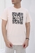 Camiseta Masculina Qr Code Lasting Salmon