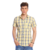 Camisa Slim Manga Curta Xadrez Amarela - comprar online