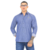 Camisa Masculina Manga Longa Cor-Azul Jeans Lasting